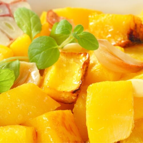 Kürbisgulasch basisches Rezept mit Kürbis