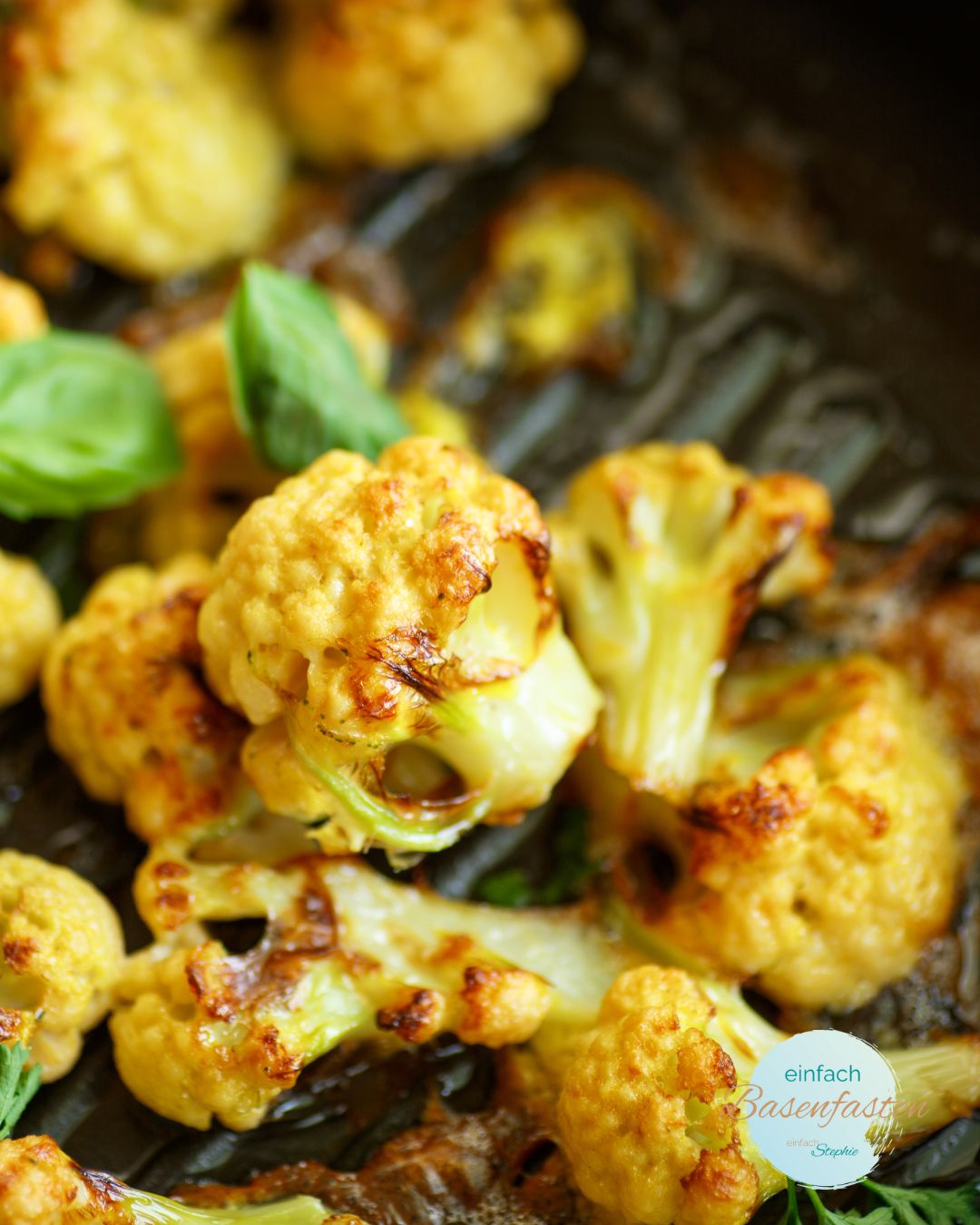 Blumenkohl im Airfryer oder Ofen backen