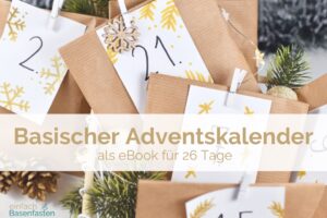 Basischer Adventskalender als eBook von einfachBasenfasten.de