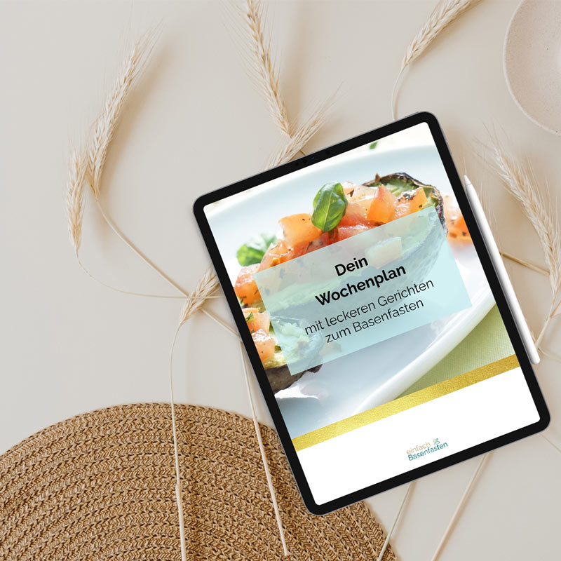 Wochenplan aus dem Basenfasten Onlinekurs